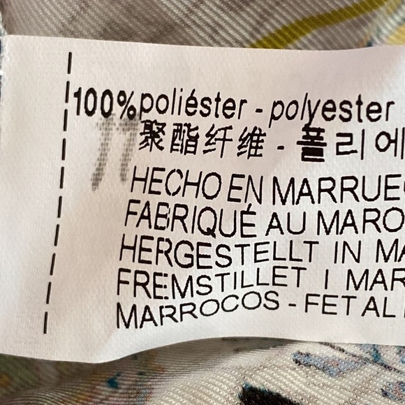 NWT. Zara Multicolored Print Midi Dress. Size S. - Picture 7 of 8